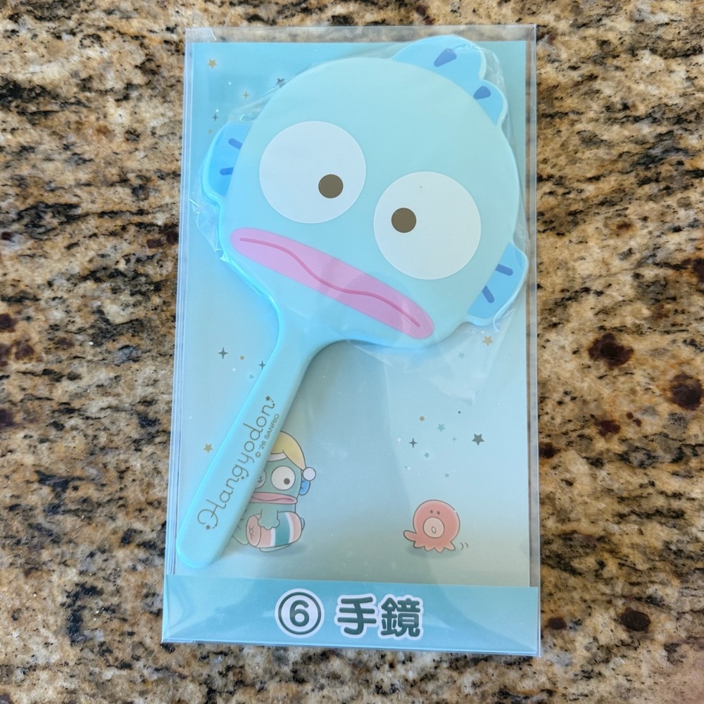 Sanrio Hangyodon x Lawson Hand Mirror NEW